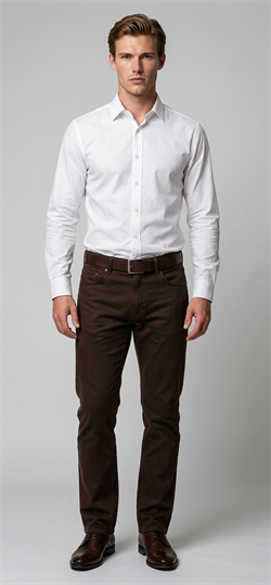 Maddox - Laurin- Skindbukser - Nubuck - Choko Brown - Brun 